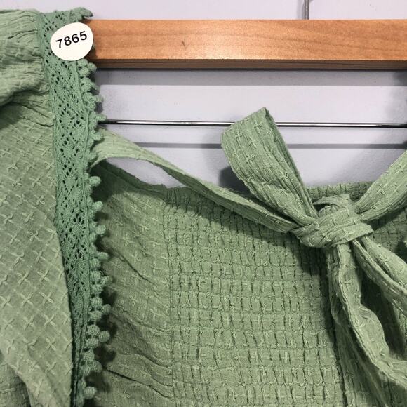 Free People County Line Maxi Skirt Set Light Green Size L - Picture 9 of 9